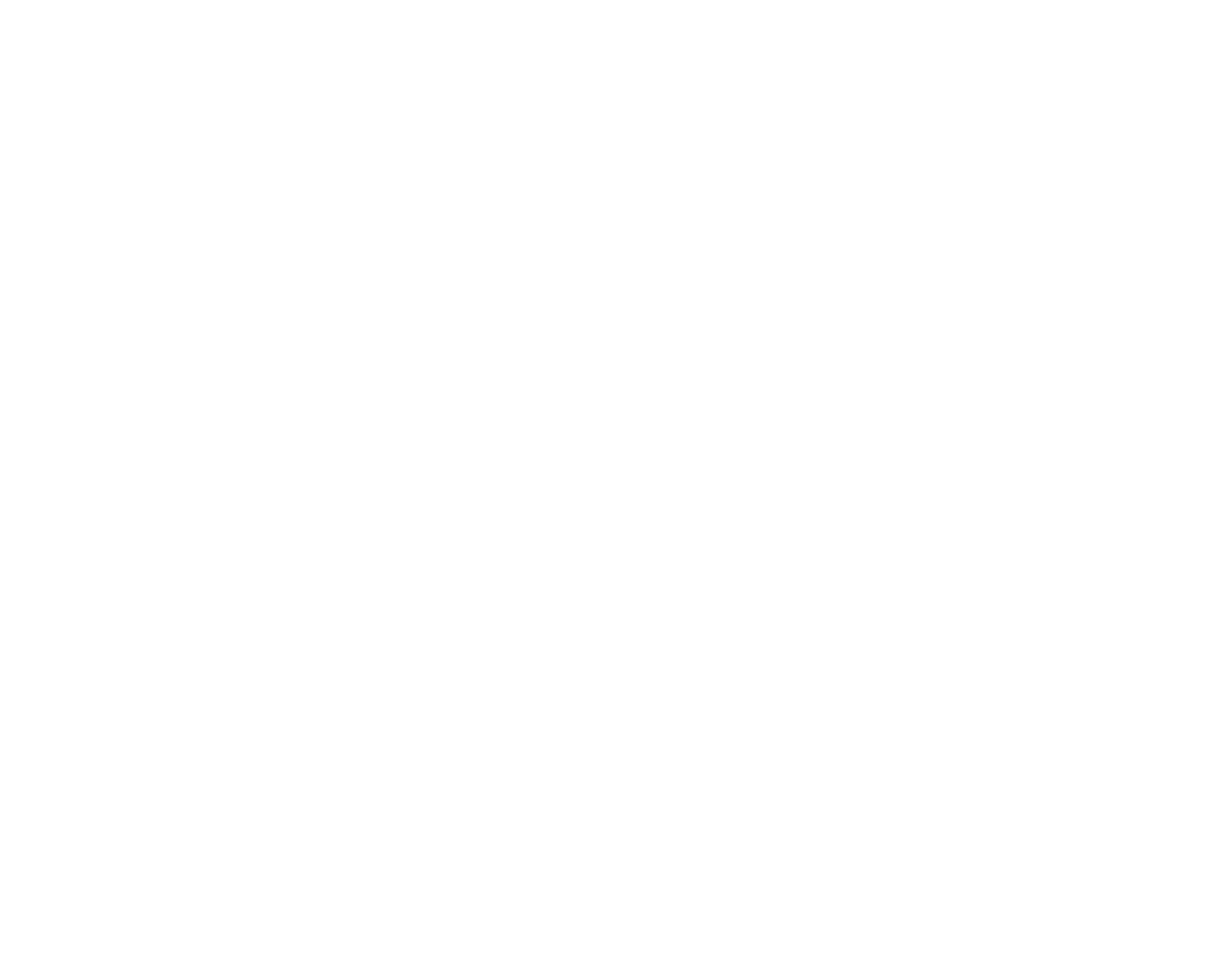 Ein weißes stilisiertes Bergsymbol mit einem weißen Fleck darüber auf schwarzem Hintergrund