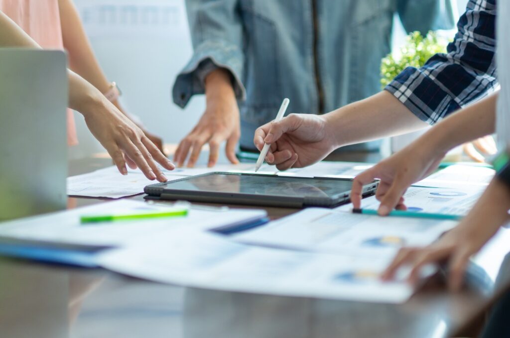 Anlageberater, Strategie, Planung, Finanzberater und ac