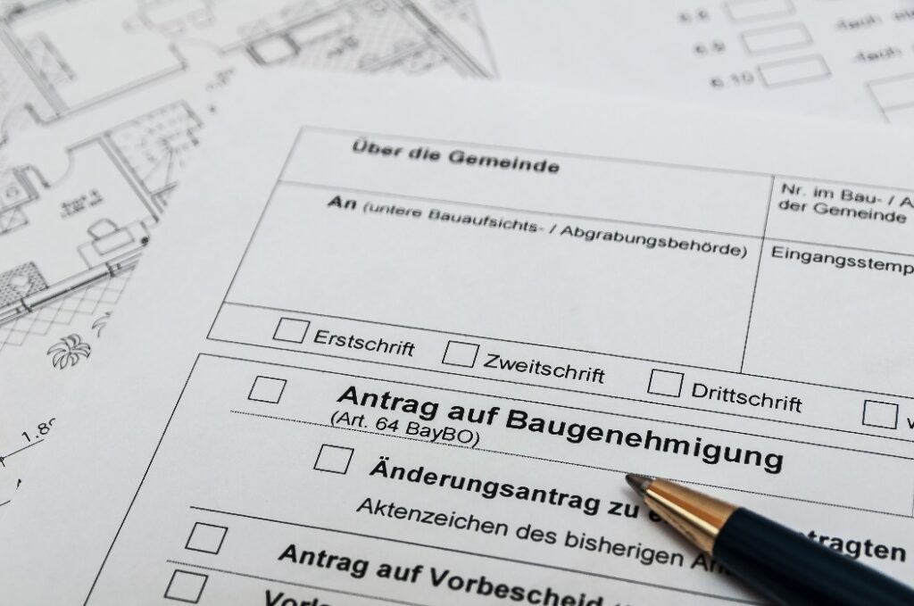 Antrag auf Baugenehmigung